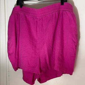 Old Navy Fuchsia Women's Linen Shorts